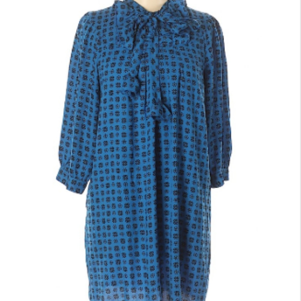 Anna Sui blue shift dress - XL